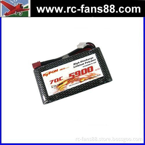Kypom 3.7V 70C 5900Mah Hard Case Li-polymer Battery for RC Car